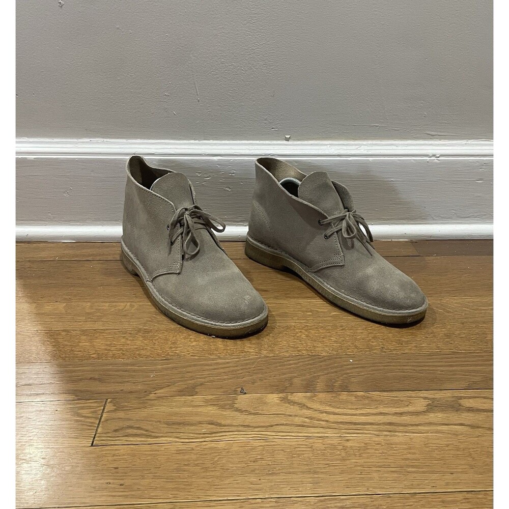 Clarks Originals Desert Sand Chukka Boots Sand Suede Men's Sz 8 M Crepe Sole